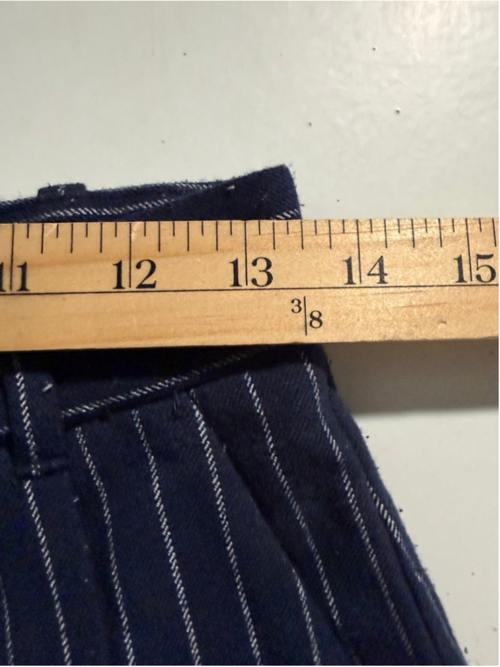 Women's Abercrombie & Fitch Pinstripe Wide Leg Trousers Navy Size S
422 - Picture 5 of 8